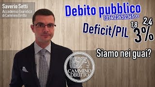 Cosè e a cosa serve il rapporto deficitPIL [upl. by Schou]