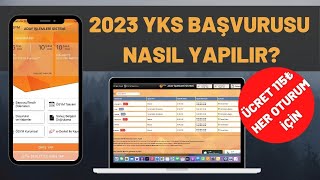 2023 YKS BAŞVURUSU NASIL YAPILIR [upl. by Prem304]