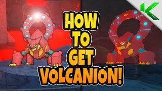 VOLCANION QR CODE EVENT GAMEPLAY POKEMON ULTRA SUN AND MOON VOLCANION HOW TO GET VOLCANIONPARDOY [upl. by Solracnauj936]