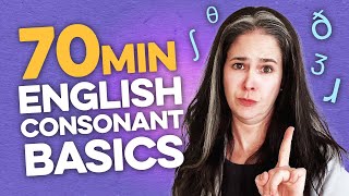 Learn 24 English Consonant Sounds in 70 Minutes  Pronunciation Compilation  Rachels English [upl. by Eninnaj]