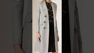 Top 10 highly demanded long coat and blazer design ideas [upl. by Ellasal]