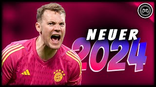 Manuel Neuer 202324 ● GOAT ● Crazy Saves amp Passes  Skills  FHD [upl. by Aikenat11]