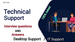 Desktop Support Interview Questions and Answers  Technical Support Engineer [upl. by Leroi700]