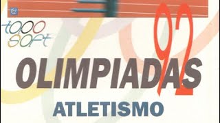 Olimpiadas 92 Atletismo 1992  PC  Olimpiada Completa [upl. by Atinek]