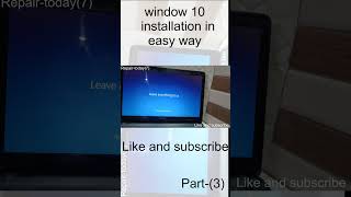 windows 10 setup 😄😄like and subscribe 😄😄 [upl. by Nyllewell]