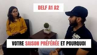 Delf A1 A2 Production orale  Monologues with Subtitles  French for Beginners [upl. by Stormy]