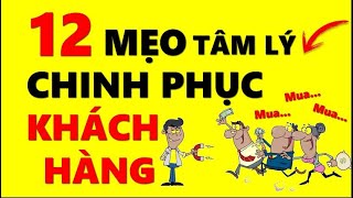 12 Mẹo Tâm Lý Chinh Phục Bất Kỳ Ai  Dành Cho Người Bán Hàng [upl. by Popper641]