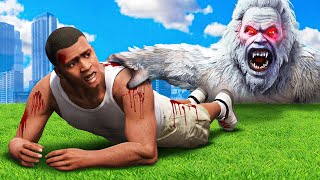 BIG FOOT NE LOGGY KO PAKAD LIYA  GTA 5 [upl. by Newby]