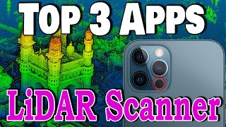 Top 3 Free Apps LiDAR Scanner iphone 12 Pro Live Demo  Part 02 [upl. by Aihtniroc]