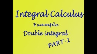 VTU Engineering Maths 1 Double integral example by easy maths PART1 [upl. by Teiv155]