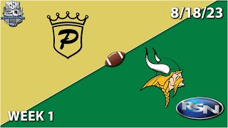 Game Night in the Region Penn at Valparaiso Football 81823 [upl. by Aihc558]