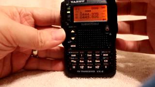 Yaesu VX8DR AMFM Radio Listening Tutorial [upl. by Culley]