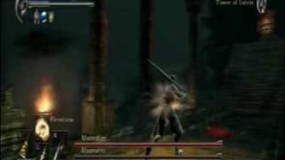 Demons Souls Boss Fight  Maneater New Game [upl. by Streetman]