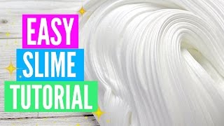 Easy How To Make Slime Tutorial For Beginners [upl. by Notaek]