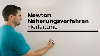 NewtonVerfahren Näherungsverfahren Newton Herleitung  Mathe by Daniel Jung [upl. by Dann]