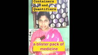 Containers and Quantifiers englishvocabulary [upl. by Engamrahc]