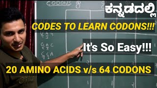 64 Codons and 20 amino acids Tricks [upl. by Imoyaba]