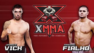 XMMA  JAMES VICK vs ANDRE FIALHO [upl. by Labanna229]