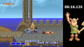 Golden Axe Arcade Speedrun in 828 With Gilius [upl. by Cimbura124]