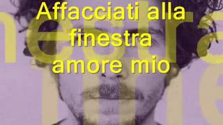 SERENATA RAP jovanotti lyric Learn italian singing [upl. by Roswald]