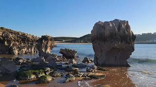 Playa Huevo Frito de Cuchia en Cantabria [upl. by Derfnam228]