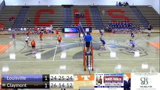 2024 JV Volleyball Claymont vs Louisville [upl. by Mead]