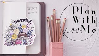 Plan With Me  NOVEMBER Bullet Journal Mums [upl. by Lynnet]