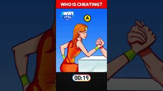 Whos cheating among them quiz riddle riddleoftheday viral shorts brainteasers [upl. by Tuppeny922]