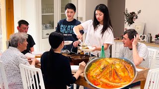 Mẹ chồng đến chơi Mai làm món Couscous ăn cả ngày Aimée mê ăn nước tương Mai le cuộc sống ở Pháp [upl. by Enilarak]