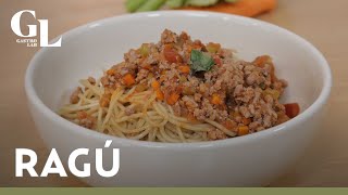 Ragú de carne con pasta delicioso  La auténtica receta italiana [upl. by Heigho]