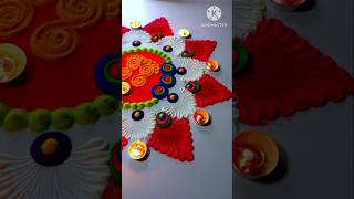 Navratri amp Diwali special rangoli design🌹🌹🌹 Laxmi paul rangoli  Dasara rangoli design 2024 [upl. by Leilamag]