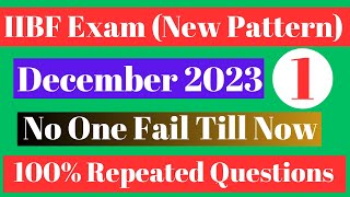 IIBF Exam Question Paper in English 2023 NovemberDecember  Must Read Before Exam [upl. by Cohla704]