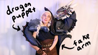 I Made a Dragon Puppet in a week [upl. by Burkhart]