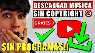 ✅ Cómo DESCARGAR MÚSICA de YOUTUBE audio GRATIS a tu PCCelular SIN PROGRAMAS 2024 👉Fácil y Rápido [upl. by Nitsid783]