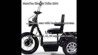 MotoTec Electric Trike 60v 1800w Black [upl. by Narra]