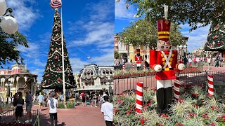 Disneys Magic Kingdom Christmas Decorations  Jingle Cruise  Christmas Merch  And More [upl. by Ydnes765]