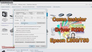 como instalar driver r290 a epson L800L805T50 [upl. by Fairleigh143]