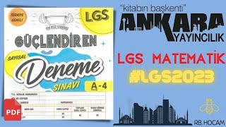 1DENEME20SORU20TAKTİK  ANKARA YAYINCILIK GÜÇLENDİREN LGS KURUMSAL DENEME4 LGS2023  PDF LİNK [upl. by Salsbury]