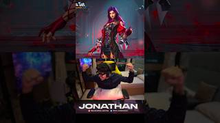 JHONATHAN LUCKIEST CRATE OPENING  latest crate opening jonathan 10 uc lucky godl bgmi shorts [upl. by Ayekat]