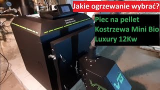 Piec na pellet Kostrzewa Mini Bio Luxury 12 KW ogrzewanie 1 [upl. by Htyderem]