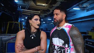 Rhea Ripley and Jey Uso Segment  WWE RAW 91624 [upl. by Wane]