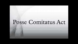 The Posse Comitatus Act by Andrew West1878 [upl. by Matrona]