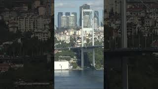 Istanbul View of the Bosphorus and the Bosphorus Bridge shorts [upl. by Annala]