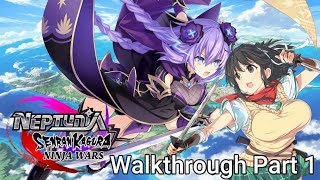 Neptunia X Senran Kagura Ninja Wars  Gameplay Walkthrough Part 1 [upl. by Aenaj]