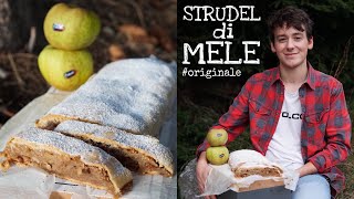 STRUDEL DI MELE  ricetta ORIGINALE del TrentinoAlto Adige SENZA SFOGLIA O FROLLA  Davide Zambelli [upl. by Matthew387]