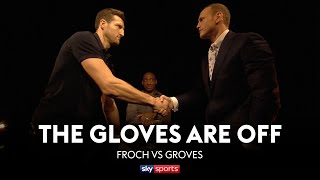 REVISITED Carl Froch amp George Groves INTENSE encounter  Gloves Are Off [upl. by Jovitah770]