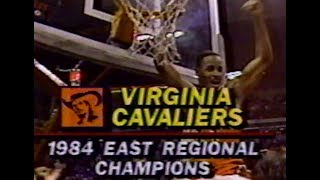 Virginia vs Indiana NCAA East Regional Final March 24 1984 [upl. by Aihtnyc]