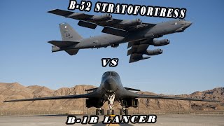 Bombers of Destiny B52 Stratofortress VS B1B Lancer in Action [upl. by Gean684]