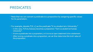 Algorithms Module 2 Logic and Proof Part 2 Proposition and Predicate [upl. by Eiresed159]