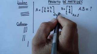 matemática matrizes produto [upl. by Eecal614]